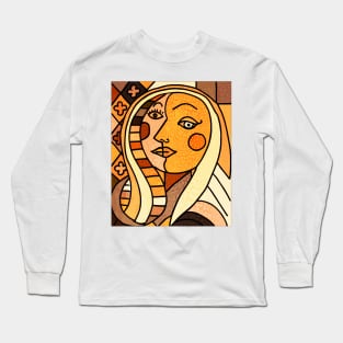 lady cubism Long Sleeve T-Shirt